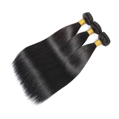 Extrait de cheveux entièrement cuticuleux Remy Tissus Bundle Vendeur Indien Cambodgien Naturel Droit