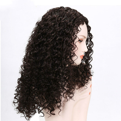 60% plus longs cheveux synthétiques sans dentelle Perruques résistantes à la chaleur Fabrication à vendre