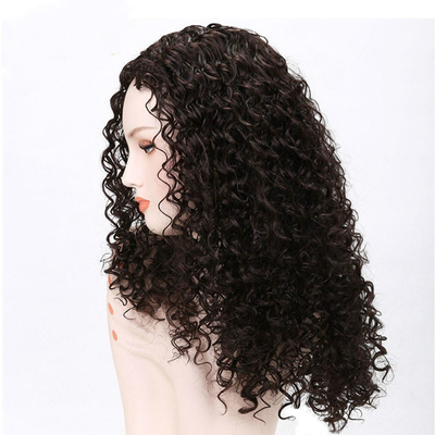 60% plus longs cheveux synthétiques sans dentelle Perruques résistantes à la chaleur Fabrication à vendre
