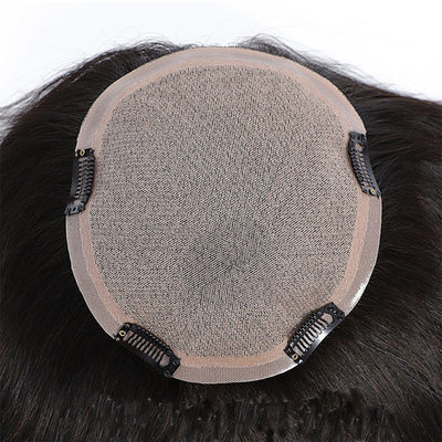 coiffure brésilienne coiffure Toupee femmes soyeuses droites à la mode vrais cheveux humains