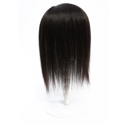 Toupee à cheveux de bonne qualité pour femme avec une technique entièrement faite à la main et des ouvertures en soie à peau fine