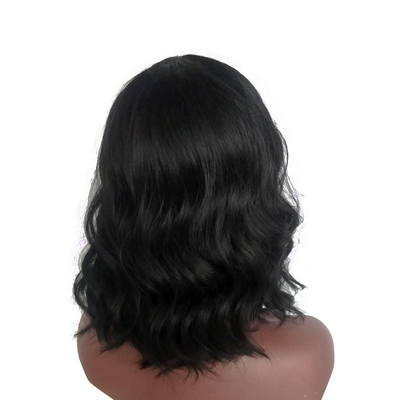 Perruques à cheveux humains en boucles synthétiques directes Pas de perruques en dentelle pour petites/grandes/tailles moyennes
