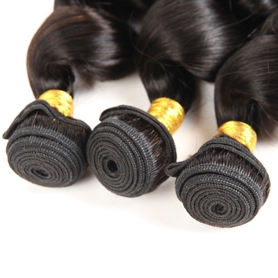 Fourniture directe de 1B couleur brésilienne de cheveux humains tissus à des prix abordables