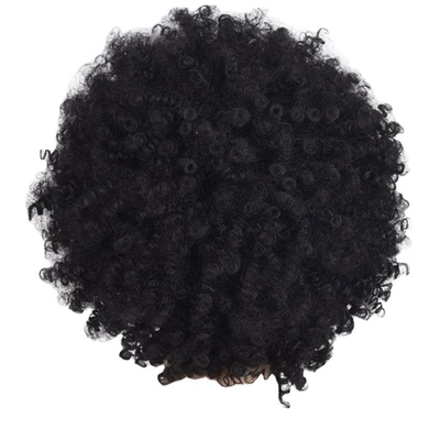 La machine à perruque à dentelle 360 a fabriqué des cheveux synthétiques résistants à la chaleur en noir et 30/33 Ombre