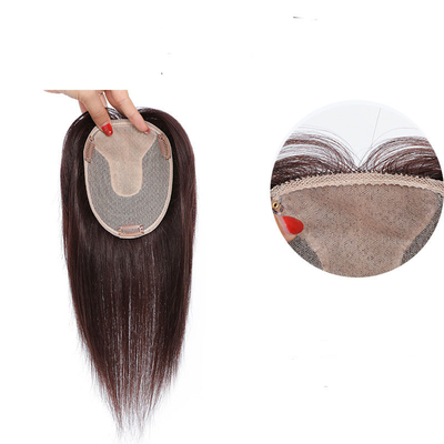 Droite 140% Toupee Densité 100% Cheveux humains Cheveux longs Pour les femmes avec style