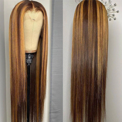 Cheveux brésiliens, perruque frontale droite, cheveux humains, mode, perruque frontale 2022