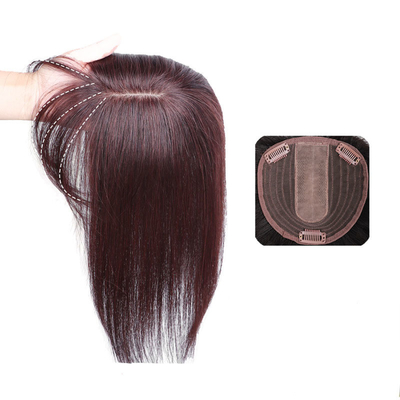 Toupi direct pour femmes avec 100% de cheveux humains et une base en soie de petite/grande/moyenne taille