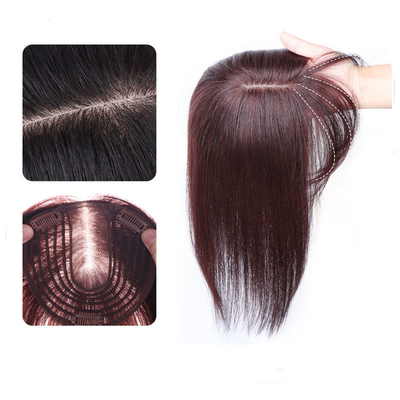 Toupi direct pour femmes avec 100% de cheveux humains et une base en soie de petite/grande/moyenne taille