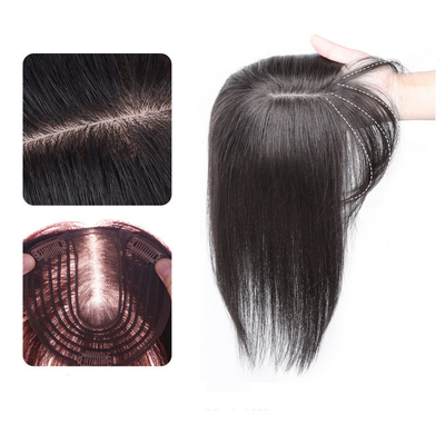 Toupi direct pour femmes avec 100% de cheveux humains et une base en soie de petite/grande/moyenne taille