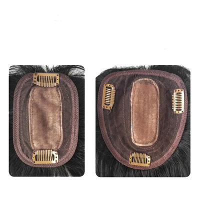 Toupi direct pour femmes avec 100% de cheveux humains et une base en soie de petite/grande/moyenne taille