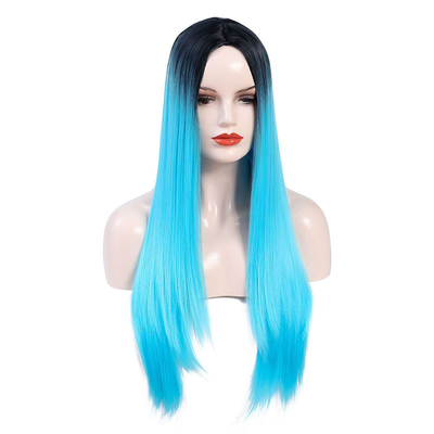 50% plus longs cheveux pour des perruques de cheveux synthétiques résistantes à la chaleur pour des performances supérieures