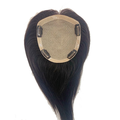Toupee à 100% cheveux humains pour femmes, haute qualité, coiffure raide