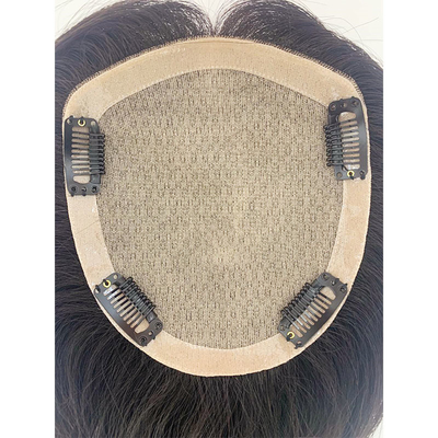 Toupee à 100% cheveux humains pour femmes, haute qualité, coiffure raide