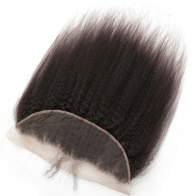 Proportion de cheveux longs 55% Cheveux humains Perruque de fermeture en dentelle suisse avec avantage doux et brillant