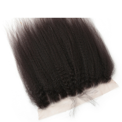 Proportion de cheveux longs 55% Cheveux humains Perruque de fermeture en dentelle suisse avec avantage doux et brillant