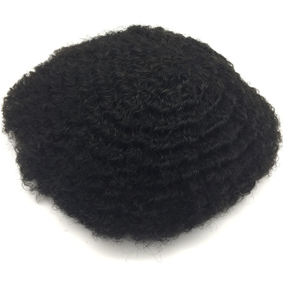 Toupee à cheveux humains de haute qualité pour hommes 100% cheveux brésiliens