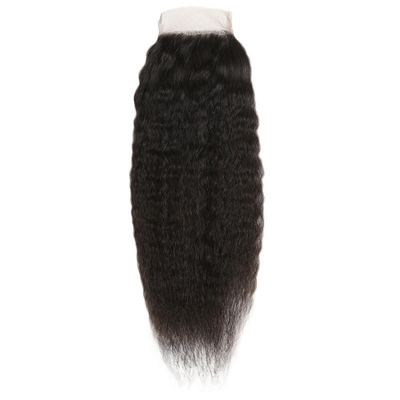 Fermeture de dentelle droite pour les extensions de cheveux droites