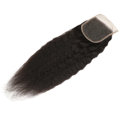 Fermeture de dentelle droite pour les extensions de cheveux droites