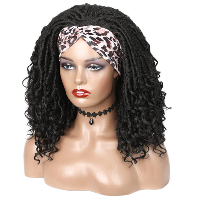 Autres styles de bandeau de tête Perruques avec mélange de cheveux synthétiques et abordables