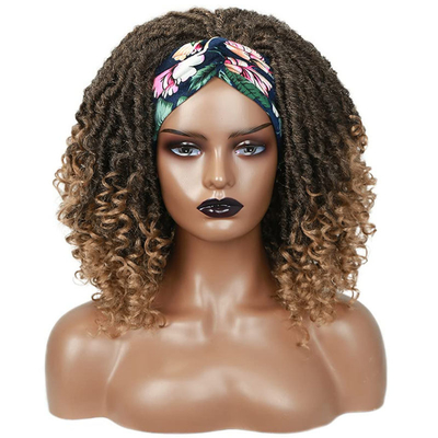 Autres styles de bandeau de tête Perruques avec mélange de cheveux synthétiques et abordables