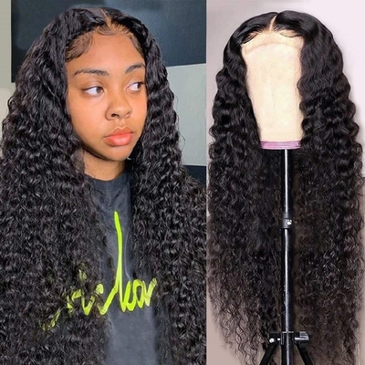 Top cheveux dentelle avant perruques de cheveux humains droites perruques 360 pleine dentelle