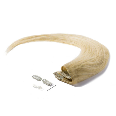 Clip de cheveux humains 100% en extensions de cheveux et doux brillant sans enchevêtrement 613 / 24 couleur
