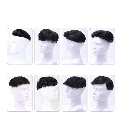 Petite taille Grande confiance Cheveux droits Toupe de qualité pour hommes