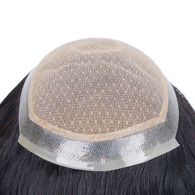 Petite taille Grande confiance Cheveux droits Toupe de qualité pour hommes