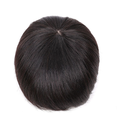 Méthode de traitement à moitié faite par l'homme 2022 Toupee à la mode pour les hommes aux cheveux brésiliens