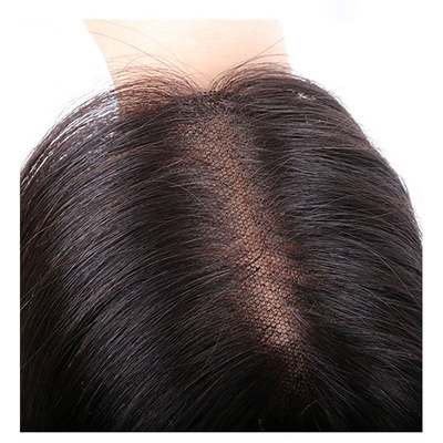Toupe à cheveux humains pour femmes 100% base de dentelle de cheveux vierges