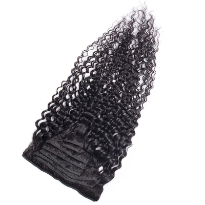 Des extensions de coiffure humaine à cuticule complète avec un style à boucles français et un design populaire
