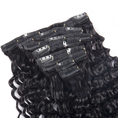 Des extensions de coiffure humaine à cuticule complète avec un style à boucles français et un design populaire