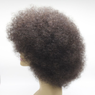 Taille de la casquette Taille moyenne Perruque afro-kinky bouclée avec des épingles et de l' individualité