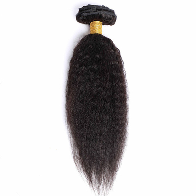Clip à 100% de cheveux humains dans les extensions bon Kinky droit naturel extensions de cheveux