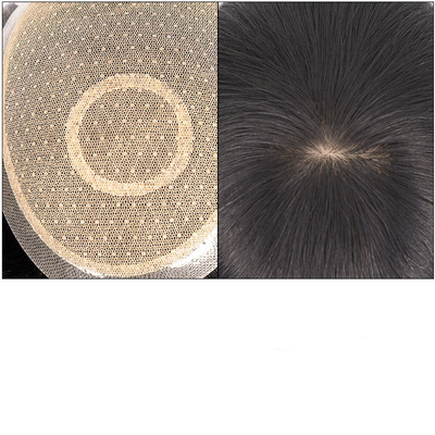 Petit/Grand/Moyenne taille Pas de problème Obtenez 100% de cheveux humains Toupe d'homme avec 60 mailles de dentelle