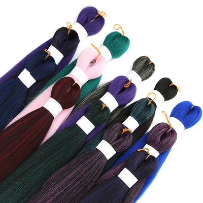 L'extension de cheveux en fibres synthétiques pré-étirée 150%/180%/200%/250% Densité
