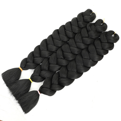 Coiffure à haute température en fibres en vrac 100% de vrai vrai cheveu pour ongles pré-liés