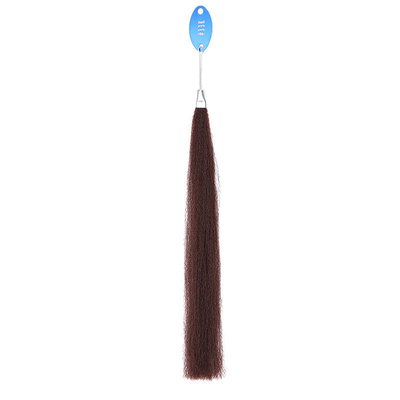 Coiffure à haute température en fibres en vrac 100% de vrai vrai cheveu pour ongles pré-liés