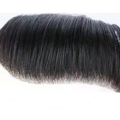 Toupee à 100% cheveux humains pour hommes entièrement faite à la main