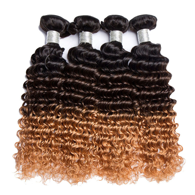 Vendeur de boucles de cheveux brésiliens à double trame 100% naturel avec couleur Ombre