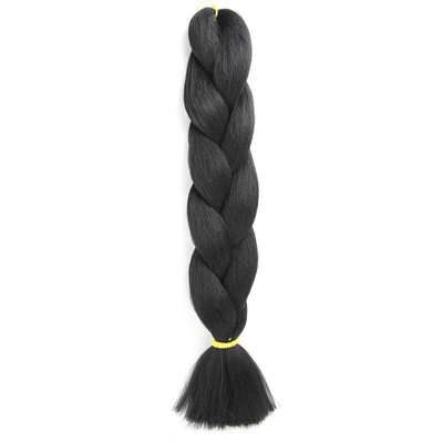 Extension de cheveux synthétiques de haute qualité pour la tresse 100% Vrai Cheveux Vrai Acceptable OEM / ODM