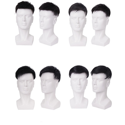 100% de cheveux humains vierges Toupee en dentelle pour homme avec mono-maillage et base en dentelle