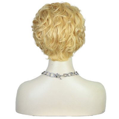 Fabricants Cheveux humains Perruque à coupe de fées Avantage Doux Brillant Aucun enchevêtrement 0,5 kg