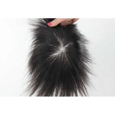 Cheveux humains de haute qualité Toupee à la mode Petite/Grande/Taille moyenne pour l'homme élégant