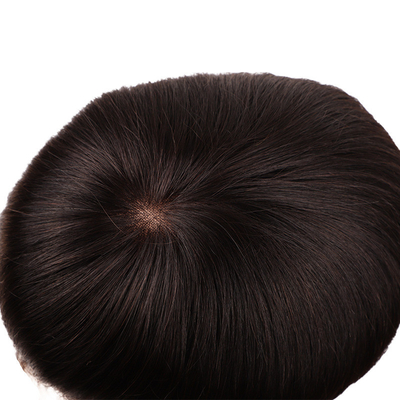 Cheveux humains de haute qualité Toupee à la mode Petite/Grande/Taille moyenne pour l'homme élégant