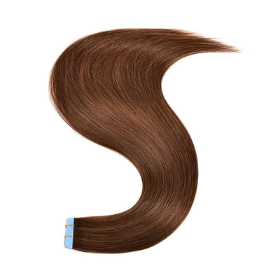 Double dessiné tissus invisibles de peau sans couture Remy russe bande de cheveux humains dans les extensions