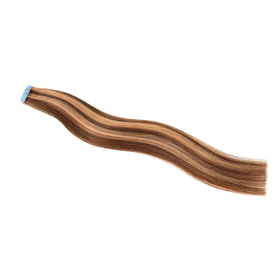 12A Grade Virgin Europe 100% bande de cheveux Remy en extension de cheveux avec couleur P4/27