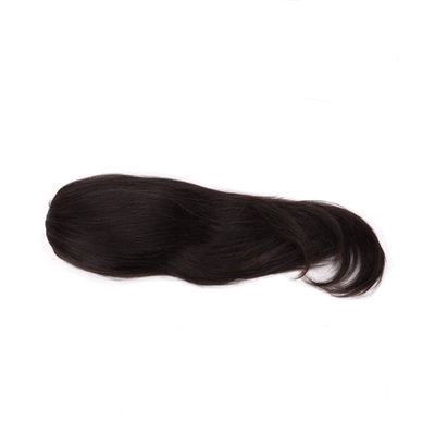 Cheveux Rémy Extension de queue de cheval de cheveux humains brésiliens avec cuticule alignée crochet et boucle