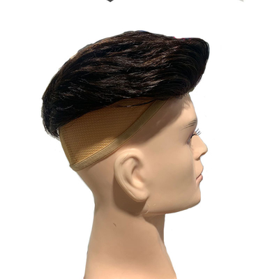 Toupee en dentelle suisse pour hommes 100% système de remplacement de cheveux humains 24 mm texture
