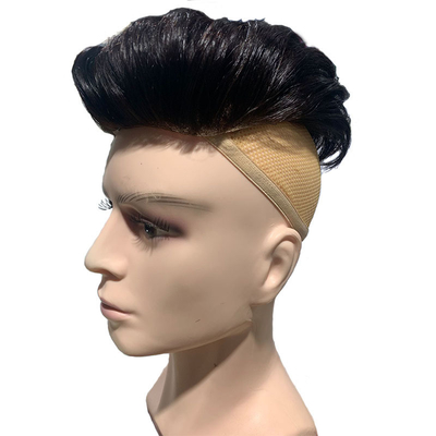 Toupee en dentelle suisse pour hommes 100% système de remplacement de cheveux humains 24 mm texture